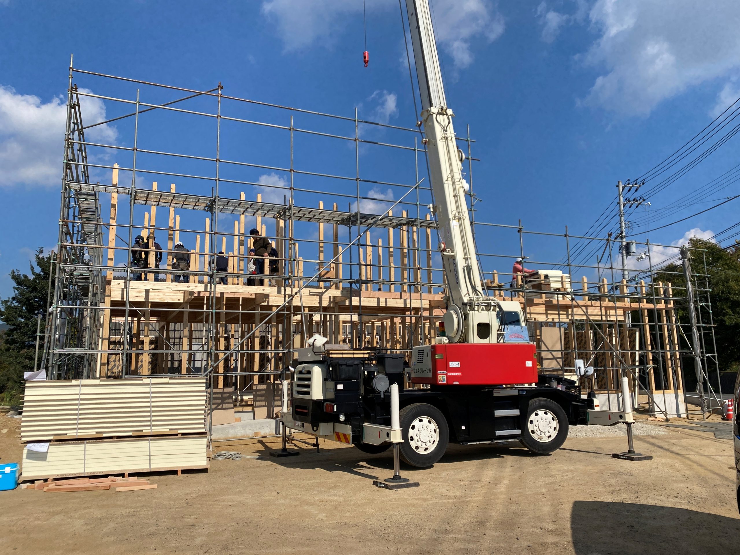 新事務所は、お城跡地。