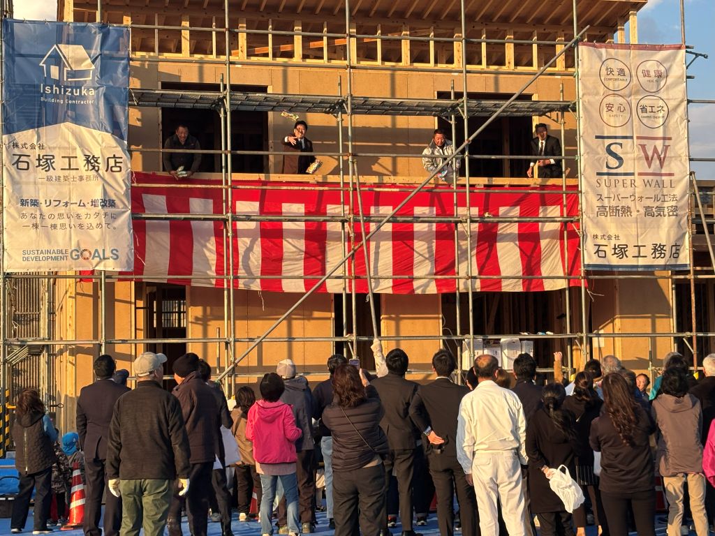 餅投げ、ご来場ありがとうございました。